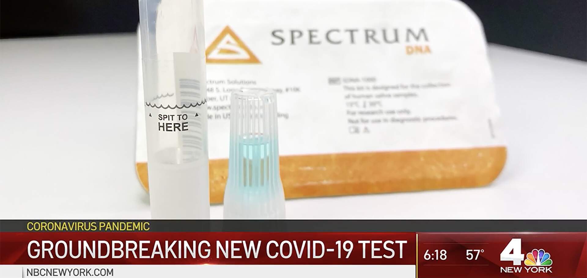 NBC Coverage COVID-19 and Saliva Collection-Hero