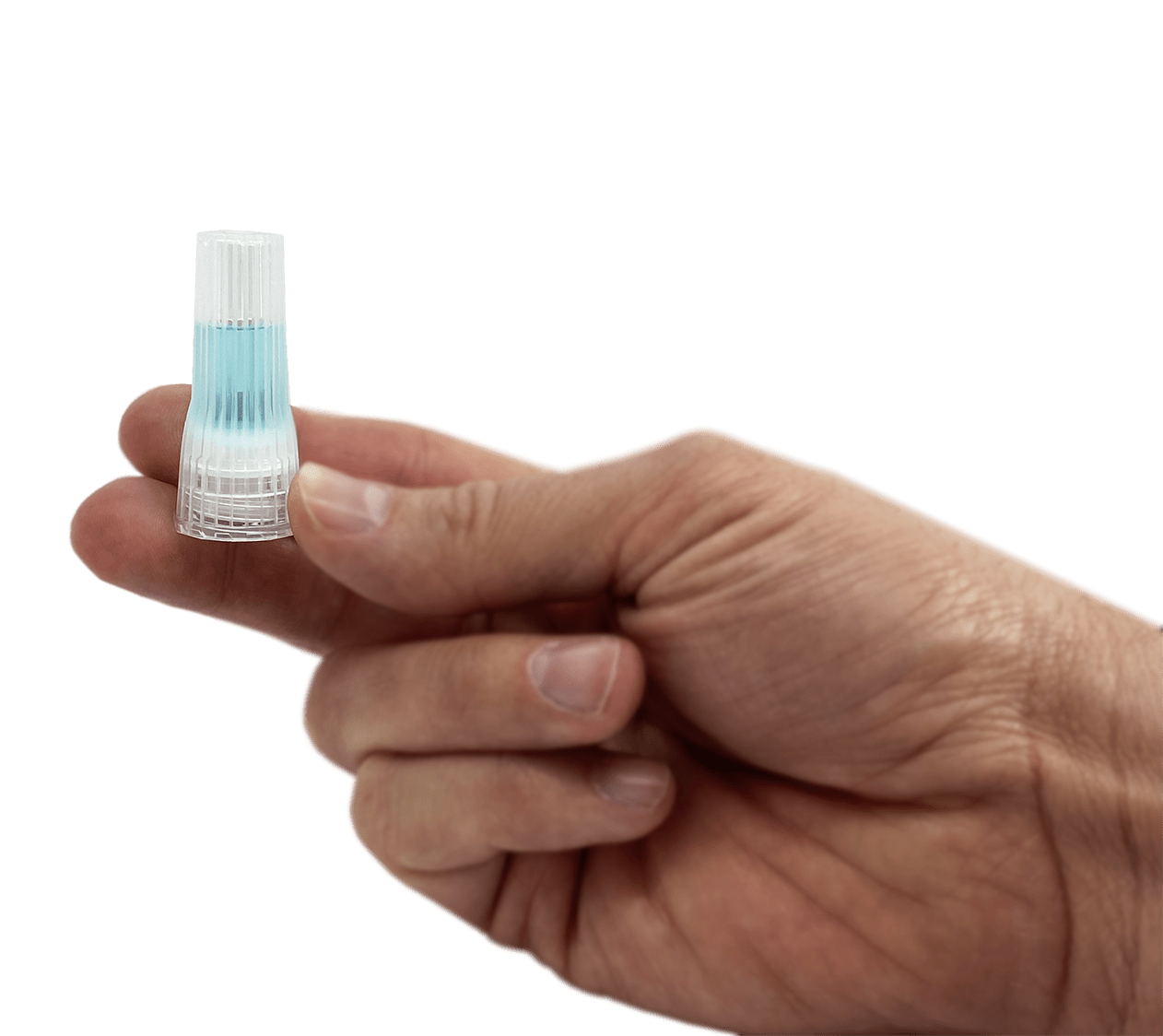 hand with cap-Spectrum Solutions Spectrum Solutions Commercial Product Innovation