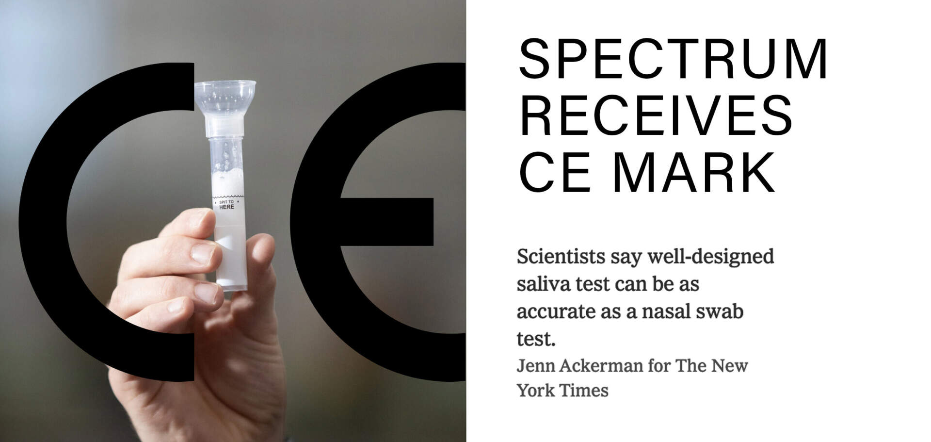 Spectrum Receives CE Mark for SDNA Saliva Collection Devices